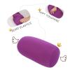 12"x6.4" Microbead Bolster Neck Roll Pillow Comfortable Soft Round Throw Pillow Jelly Bean Bed Pillow,Relax Body, Head, Neck & Shoulders No Pain Rest for Travel Home Sofa Bed (Purple) view 4