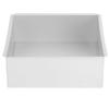 Alvinlite Anodized Aluminum Square Cheesecake Pan with Removable Bottom Non Stick Brownie Chiffon Cake Baking Mold, 1Pack, 8x8x3" view 1