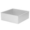 Alvinlite Anodized Aluminum Square Cheesecake Pan with Removable Bottom Non Stick Brownie Chiffon Cake Baking Mold, 1Pack, 8x8x3" view 3