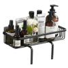 Bathroom Over Toilet Storage Shelf Free Standing Restroom Organizers Paper Towels Shampoos Holder No Drilling Space Saver view 1