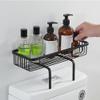 Bathroom Over Toilet Storage Shelf Free Standing Restroom Organizers Paper Towels Shampoos Holder No Drilling Space Saver view 2