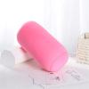 12"x6.4" Microbead Bolster Neck Roll Pillow Comfortable Soft Round Throw Pillow Jelly Bean Bed Pillow,Relax Body, Head, Neck & Shoulders No Pain Rest for Travel Home Sofa Bed (Pink) view 2
