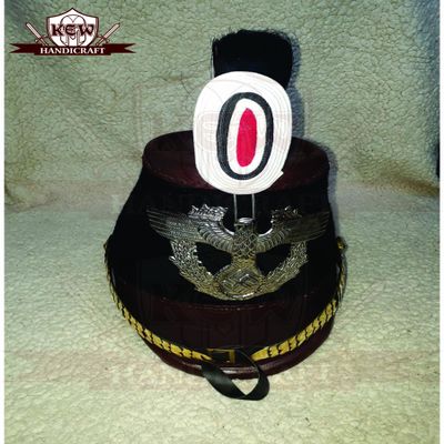 Casco Shako parusino para oficiales del Jagerbatallion Tschako Helmet-w110
