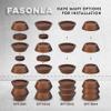 FASONLA Bed Risers, Furniture Risers (Set of 8-Height 1") Can be Adjusted to 2'' 3''or 4'', Lifts Furniture Risers, Solid Natural Wood Risers, Non-Slip Recessed Hole (Walnut Color) view 4