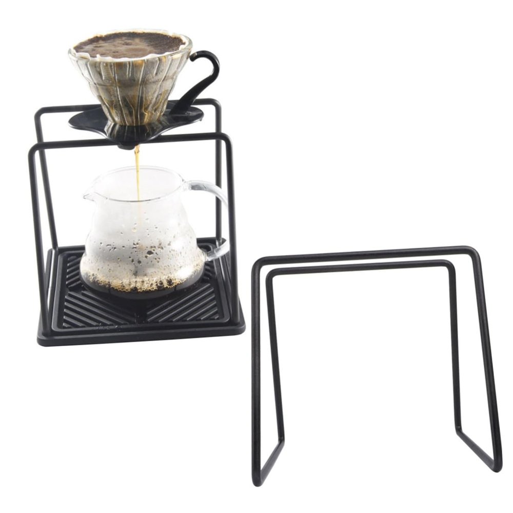 Dripper Stand Manual Coffee Filter Maker Coffee Holder Filter Cup Holder Tea Strainer Stand for Coffee Beer Drink Supplies Black