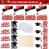 24Pcs 2025 Graduation Table Centerpieces Sticks Red, Graduation 2025 Party Centerpieces Sticks for Tables 2025 Red 2025 Table Centerpieces Decorations view 4