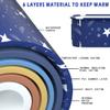 53" Extra Large Portable Foldable Bathtub with Cover for Adult, Family SPA Soaking Tub for Small Bathroom, Thicken Multiple Layer Bathtub with Lid for Shower Stall (53" Stars Style) view 3
