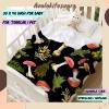 Avalokitesvara Mushroom Pattern Flannel Blanket Super Soft and Warm for Bed Couch Sofa 120x90 Inch for Family view 3