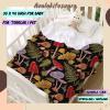 Avalokitesvara Mushrooms Flannel Blanket Super Soft and Warm for Bed Couch Sofa 120x90 Inch for Family view 3
