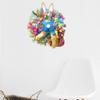 ABOOFAN Easter Bunny Butt Wreath Rabbit Front Door Wreath Wall Hanging Decoration Spring Garland for Easter Home Living Room Door Decor view 4