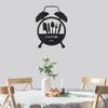 Spring Pet Products Food Time Kitchen Timer Custom Name Indoor Outdoor Steel Wall Sign Black / 18" view 3