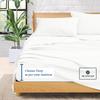 1000-TC King Size 4 Piece Sheet Set - Comfy Sheets - Combed Cotton Hotel Luxury Bed Sheets for Women, Men, Kids & Teens - Deep Pockets Easy-Fits up to 26-30" Mattress (Stripe, White) view 4