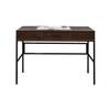 Benjara Writing Desk with Lift Top Storage and USB Plugin, Brown view 1