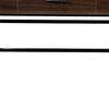 Benjara Writing Desk with Lift Top Storage and USB Plugin, Brown view 4