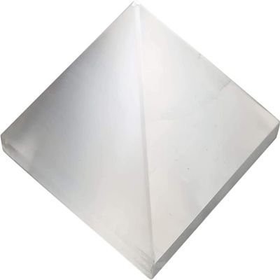 Selenite Pyramid 2 Inch, Taurus & Gemini Birthstone, Crown Chakra