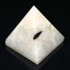 Rutilated Quartz Pyramid 2 Inch Capricorn Birthstone Chakra Balance view 2