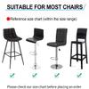 XGANGM Bar Stool Chair Covers Set of 2 Low Back Chair Slipcovers Stretch Polyester Seat Covers Removable Swivel Chair Protector for Bar Office Dining Chair,D,2pieces view 4