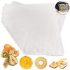 ZHENYANG CAREG Newest Non-Stick Silicone Dehydrator Sheets,Fruit Dehydrator Mats Reusable Steamer Mat Mesh Sheet Compatible with Fruit Dryer 8 Pcs (Color : White) view 4