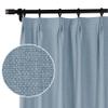 Fcoise 84 Inches Long Blackout Curtains Extra Wide Linen Window Curtains Panels Pinch Pleat Room Divider Drapes for Dorm Decor/Doorway/Restaurant (100 W x 84 L Inches, 1 Panel, Cloisoone) view 2