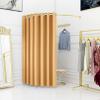 JMCAJIE Portable Dressing Room,Fitting Room for Boutique,Clothing Store Fitting Room,A Women's Clothing Store,C-Shaped Curtain Rod Changing Room,Changing Room Used in Mall and Office, Dressing Room view 1