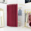 JMCAJIE Portable Dressing Room,Fitting Room for Boutique,Clothing Store Fitting Room,A Women's Clothing Store,C-Shaped Curtain Rod Changing Room,Changing Room Used in Mall and Office, Dressing Room view 1