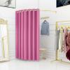 JMCAJIE Portable Dressing Room,Fitting Room for Boutique,Clothing Store Fitting Room,A Women's Clothing Store,C-Shaped Curtain Rod Changing Room,Changing Room Used in Mall and Office, Dressing Room view 1