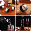 Cabilock Stainless Steel Wine Bottle Collar Drip Rings Leakproof Wine Drip Stop Device for Home Bar Party Use 12 Pieces view 3
