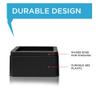 DuraCasa 3 Inch Bed Risers - Heavy-Duty Couch/Furniture Risers, Stackable, Fits Up to 5.5 Inch Bed Leg, Creates an Additional 3 Inches of Height or Storage! Table or Sofa Riser (6, 3 Inch Black) view 2