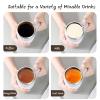 FOXNSK Automatic Magnetic Stirring Coffee Mug, Self Stirring Mug Magnetic Stirring Cup Rotating Home Office Travel Mixing Cup Suitable for Coffee/Milk/Tea/Hot Chocolat (White) view 4