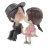 BESPORTBLE 2-Pack Couples Statue PVC Home Decor Figurines Wedding Decor Desktop for Valentine's Day Present view 1