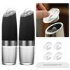 4pcs Transparent Acrylic Electric Pepper Mill Dust Covers Pepper Mill Dust Covers Covers Pepper Salt Pepper Mill Accessory Replacement Lids Kitchen Gadget Supplies view 3