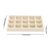 Hemobllo 4pcs Jewelry Drawer Storage Organizer Stackable Jewelry Display Case Soft Lining for Necklaces and Bracelets for Home Decor and Giving view 2