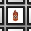 Trends International Gallery Pops Nickelodeon Avatar: The Legend of Korra - Republic City Fire Ferrets Wall Art Wall Poster, 12.00" x 12.00", Black Frame Version view 3