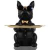 French Bulldog Gifts Statue Tray Organizer for Keys, Candy, Jewelry, Earrings, Entrance Piggy Bank - Modern Decor Resin French Bulldog Decor Entryway Table, Coffee Table, Office Desk, Home Decor view 1