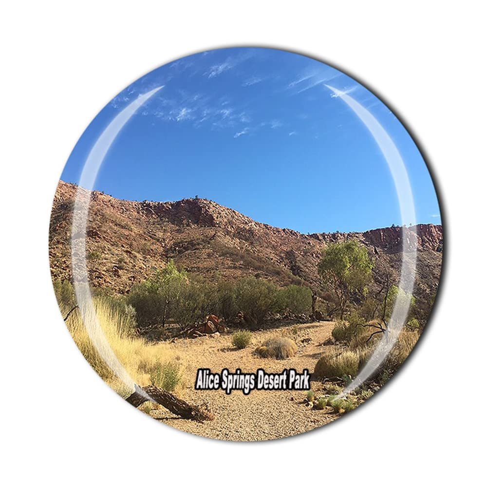 Alice Springs Desert Park Australia Fridge Magnet Crystal Tourist Souvenir Gift Collection Refrigerator Magnetic Sticker