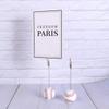 NUOBESTY Baseball Place Card Holders, Mini Baseball Base Table Number Holders Metal Note Clamps Photo Stands Message Clips for Sports Wedding Party Supplies 5pcs view 3