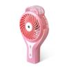 Grafken Mini Spray Small Fan Mini Rechargeable Student Dormitory Handheld USB Water Spray Small Portable Beauty Humidification (Color : Pink) view 1