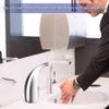 Automatic Soap Dispenser,300ml/10.2oz Touchless Soap Dispenser for Liquid,0.26S Quick Flows,Waterproof Base and Smart Sensor,for Kids Bathroom Kitchen Countertop,Silver view 4