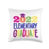 2022 Elementary School Graduate 5th Grade Graduation Throw Pillow view 1