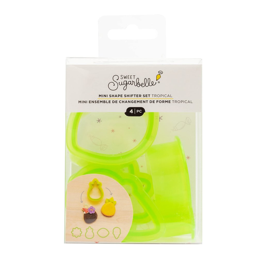 American Crafts Sweet Sugarbelle Mini Cookie Cutters 4/Pkg-Tropical