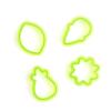 American Crafts Sweet Sugarbelle Mini Cookie Cutters 4/Pkg-Tropical view 2