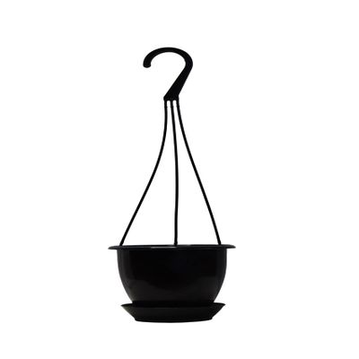 Dogwood Farm Market 4.5inch Mini Black Plastic Hanging Basket by Koba (10)