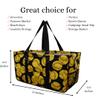 NGIL Extra Large Utility Tote Reusable Grocery Organizing Bag Oversized Collapsible for Storage, Picnic,Car, Beach (Softball-black) view 3