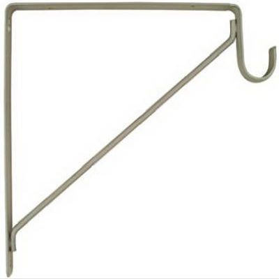 N224-428 Closet Rod & Shelf Bracket, White
