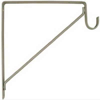 N224-428 Closet Rod & Shelf Bracket, White