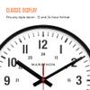 MARATHON Large 10 Inch Silent Continuous-Sweep Analog Wall Clock, Black - Large, Easy to Read Numbers view 4