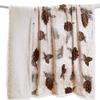 BLACK FOREST DECOR Pinecone Medley Plush Throw view 4