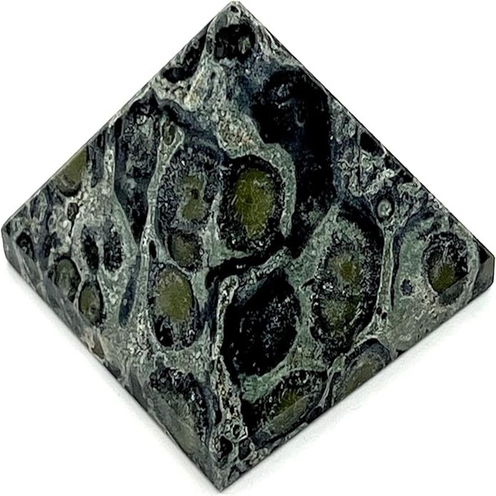 Kambaba Jasper Pyramid 2 Inch Taurus Birthstone Heart Chakra Stone