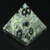 Kambaba Jasper Pyramid 2 Inch Taurus Birthstone Heart Chakra Stone view 2