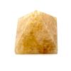 Yellow Quartz Pyramid 2 Inch Scorpio Gemstone Solar Plexus Chakra view 2